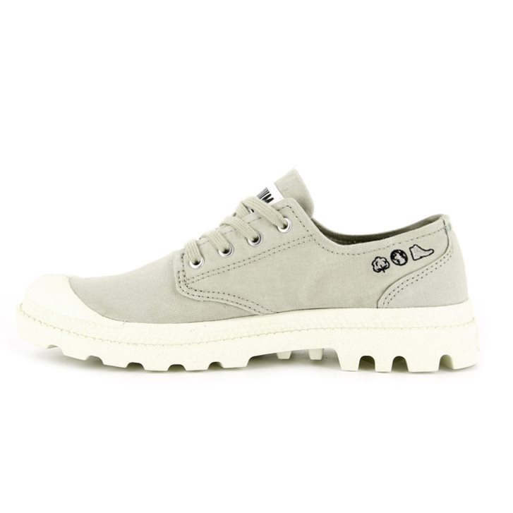 Dámské Oxfordky Palladium Pampa OX Organic II Světle Zelene | CZ MOV-20J